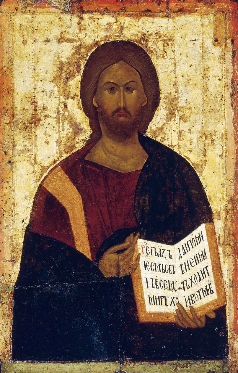 Chrystus Pantokrator, 1387-1395. autorstwa Byzantine icon.