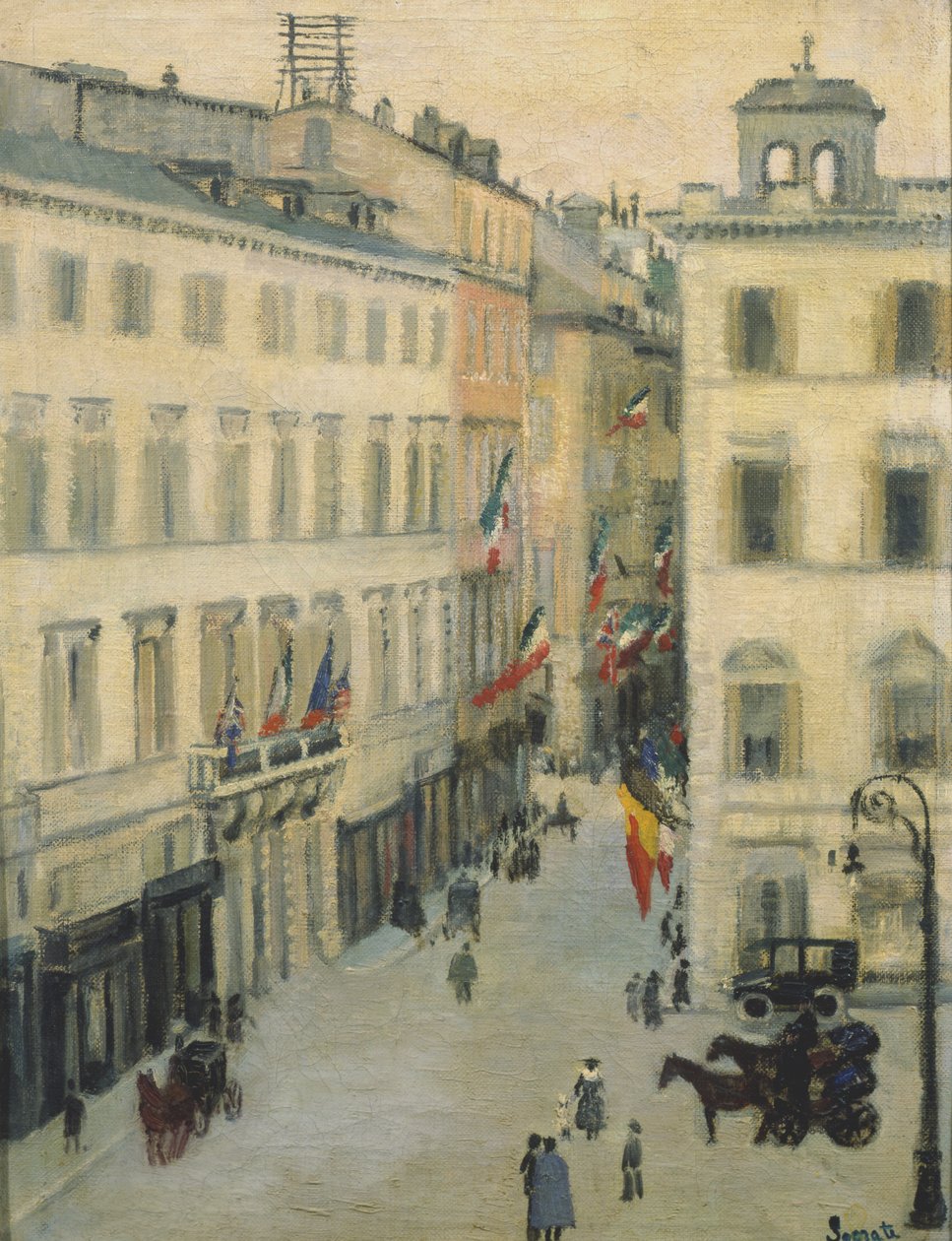 Via del Corso, Rzym autorstwa C. Socrate