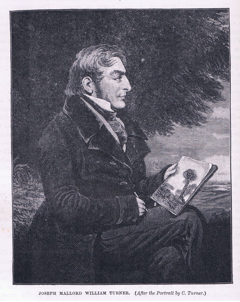 Joseph Mallord William Turner autorstwa C. Turner