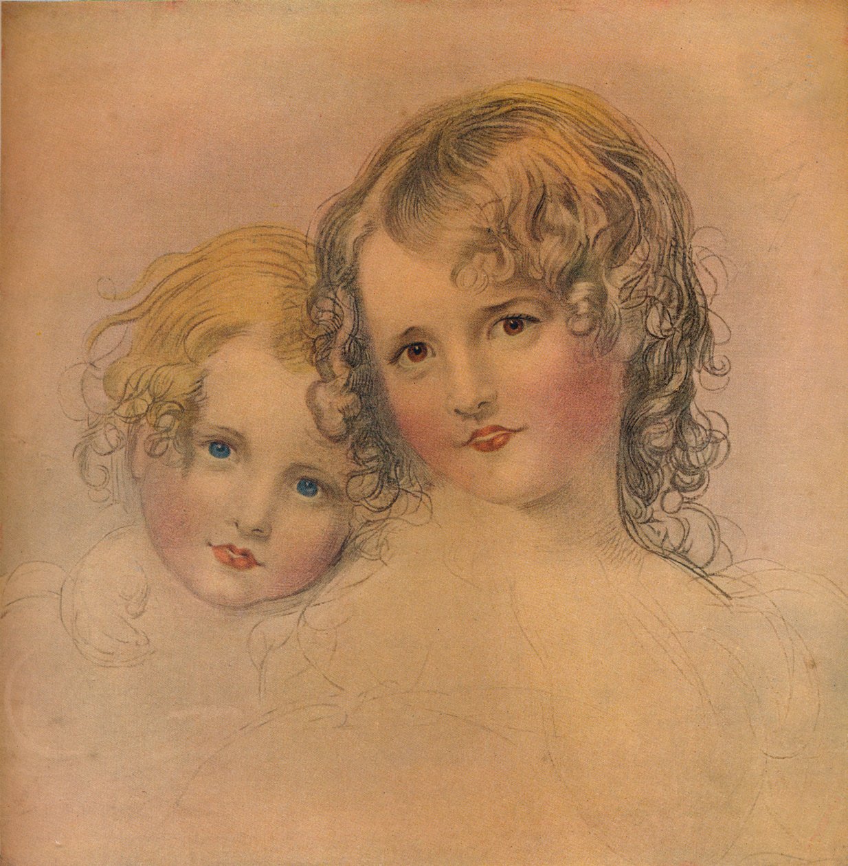 Dzieci z Calmady, ok. 1823, 1916 r. autorstwa CG Lewis