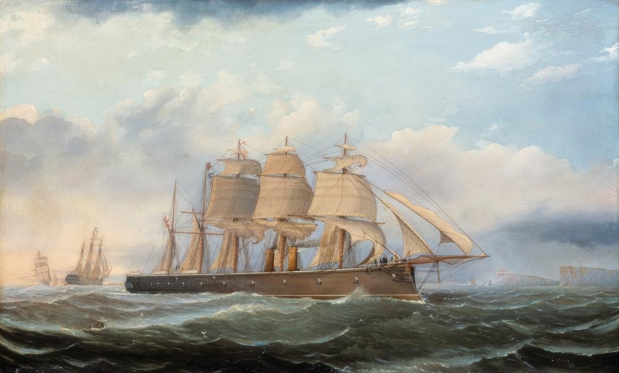 H.M.S. Minotaur / Klejnot. v. Miller autorstwa C.K. Miller