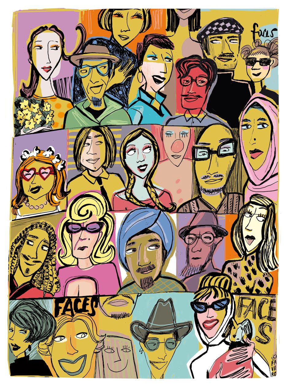 FACES autorstwa COSTANZA FAVERO