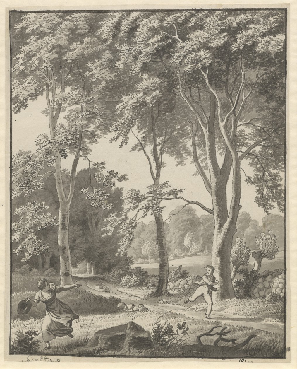 Z lasu w Svendstrup autorstwa Christoffer Wilhelm Eckersberg