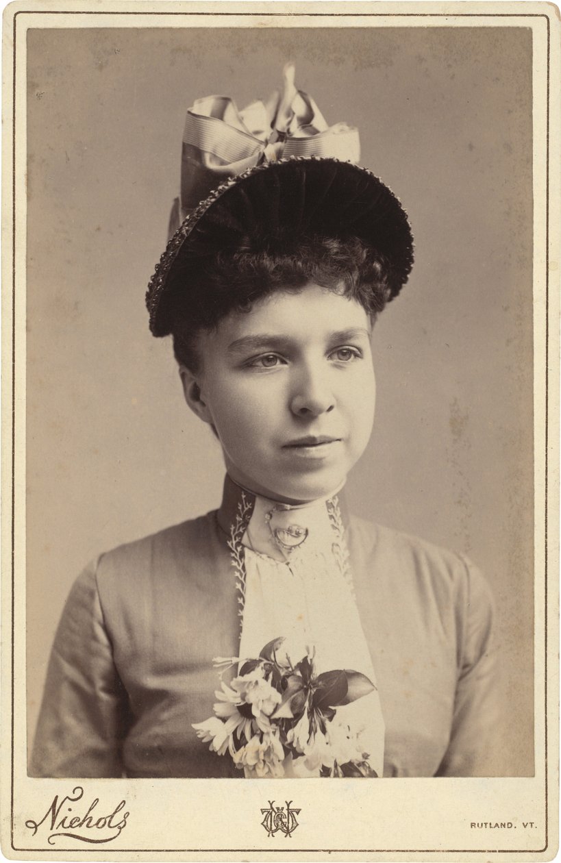 Portret kobiety, lata 1880-1890 (zdjęcie) autorstwa C.W. Nichols