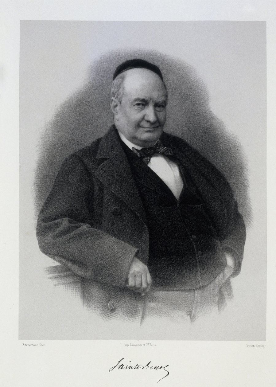 Karol Augustyn Sainte-Beuve 1804-1869. autorstwa C. Bornemann