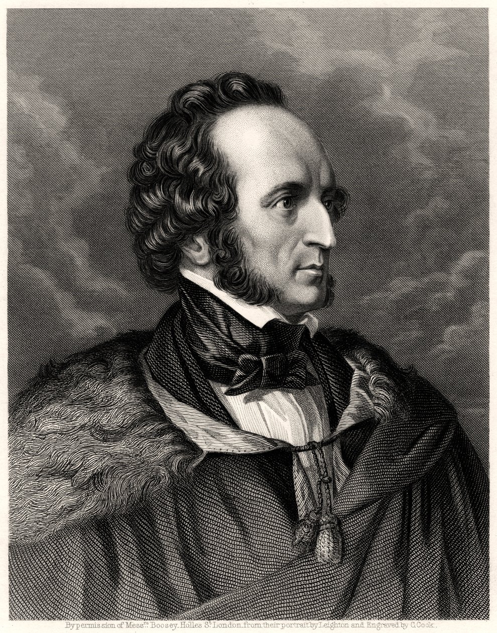 Mendelssohn, XIX w. autorstwa C. Cook