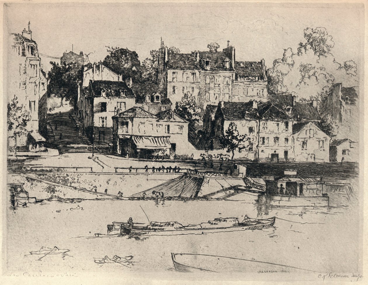 Les Carriers, 1915 autorstwa C. K. Gleeson