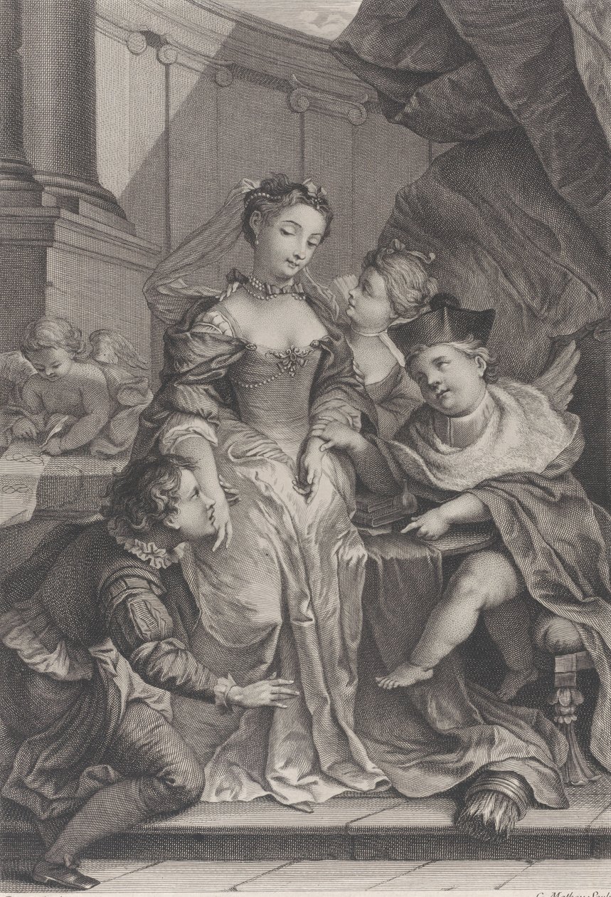 Doktor miłości Doktor miłości, ca. 1730-50. autorstwa C. Mathey