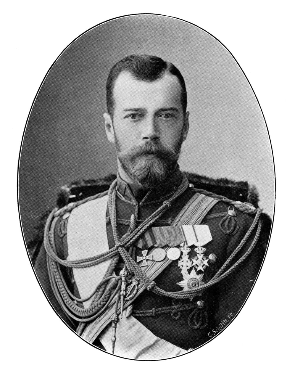 Car Mikołaj II z Rosji, 1901. autorstwa C. Schutte