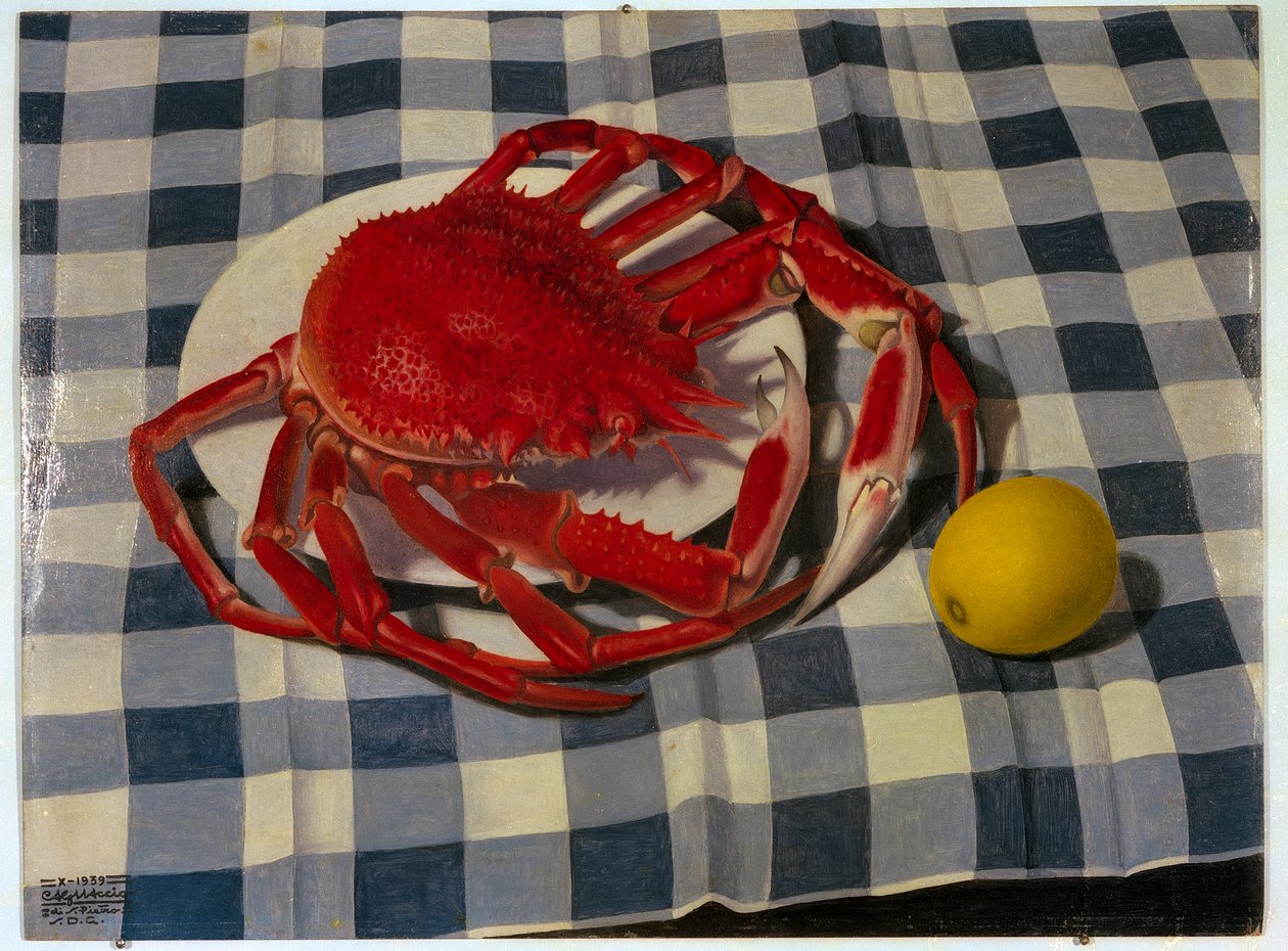 Krab i Cytryna autorstwa Cagnaccio di San Pietro