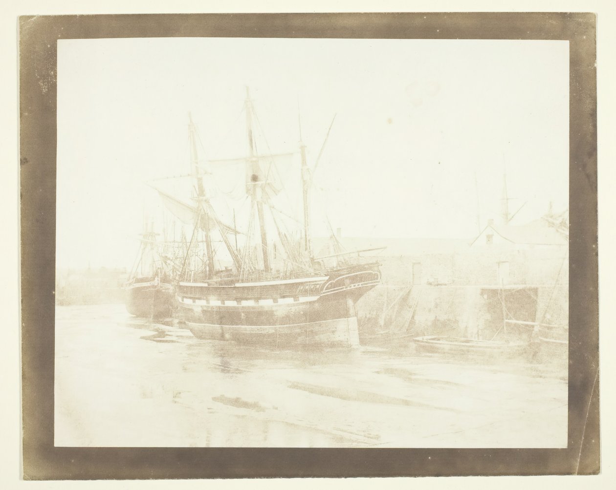 143. Statek na rudę miedzi, Swansea, 1846. autorstwa Calvert Jones