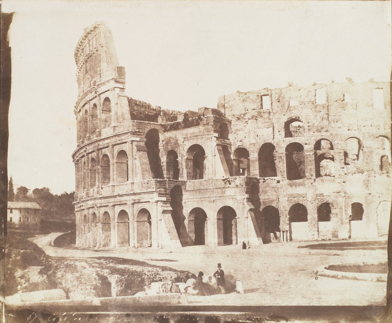 67. Koloseum, Rzym, Drugi Widok, maj 1846. autorstwa Calvert Jones