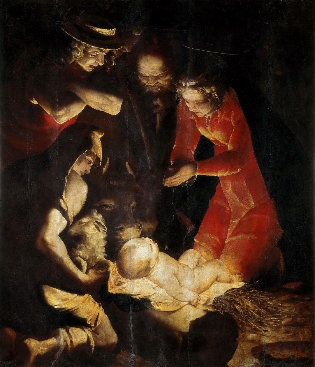 Adoracja pasterzy, 1550. autorstwa Cambiaso
