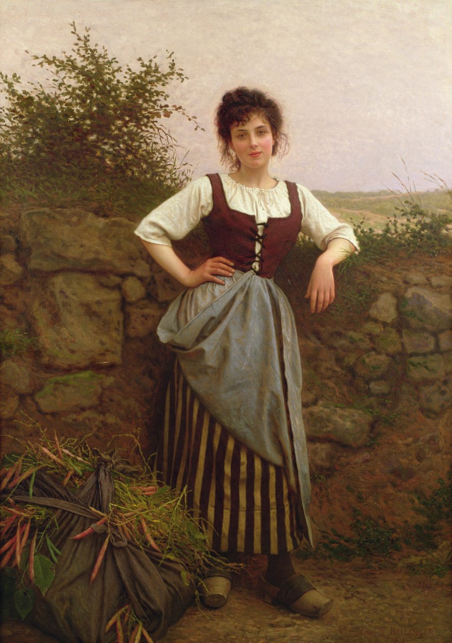 Odpoczynek przy drodze, ok. 1910 autorstwa Camille Felix Bellanger