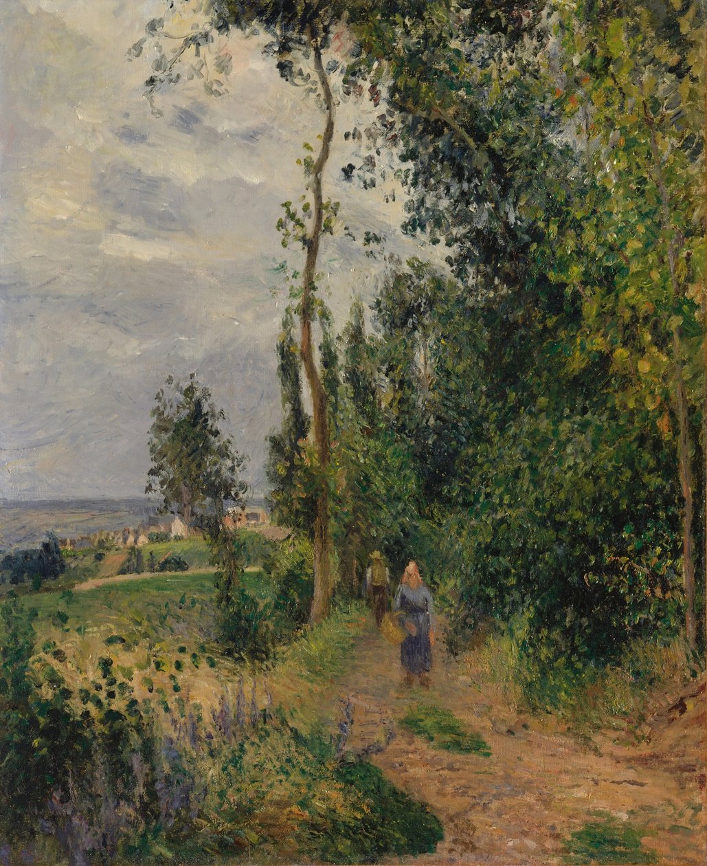 Côte des Grouettes, niedaleko Pontoise autorstwa Camille Jacob Pissarro