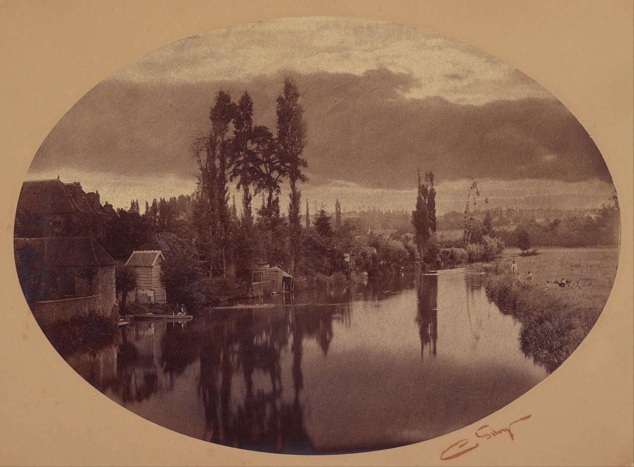 Scena rzeczna autorstwa Camille Silvy