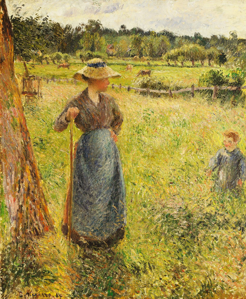 Sianokosy, 1884 autorstwa Camille Jacob Pissarro