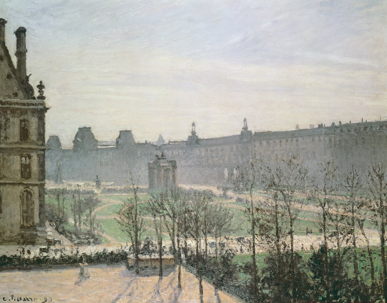Tuileries, 1899 autorstwa Camille Jacob Pissarro