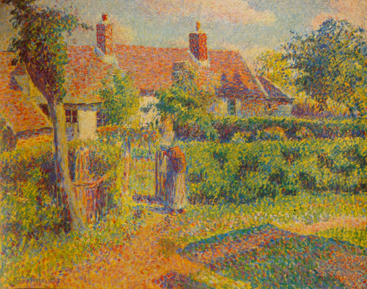 Chata, 1887 1935 autorstwa Camille Jacob Pissarro