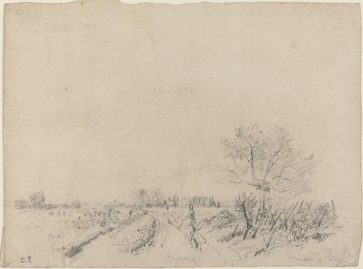 Droga Montmorency autorstwa Camille Pissarro