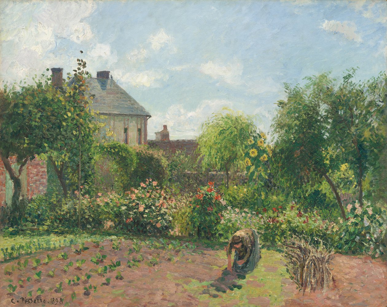 Ogród Artysty w Eragny, 1898. autorstwa Camille Pissarro
