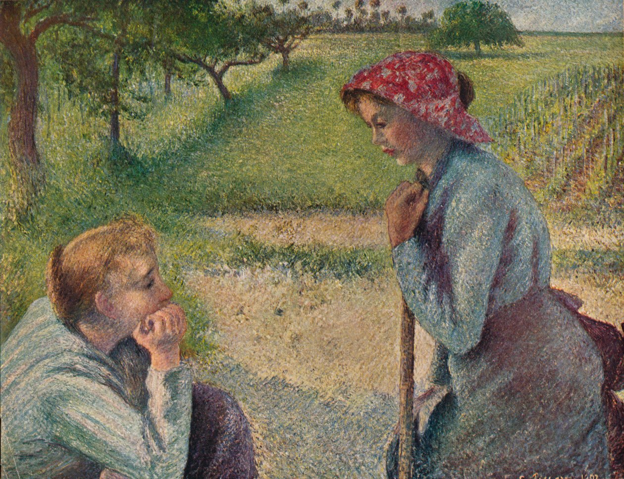 Gawędziarz, 1892, 1935. autorstwa Camille Jacob Pissarro