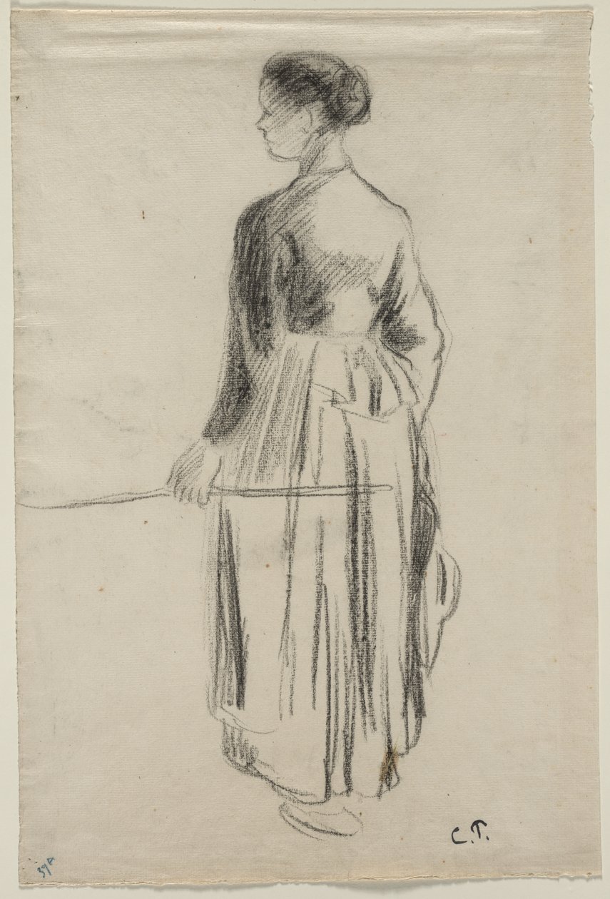 Pasterz, Eragny autorstwa Camille Pissarro