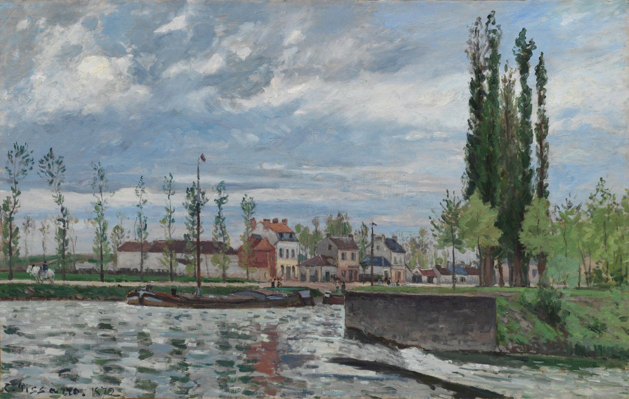 Zamek w Pontoise autorstwa Camille Pissarro