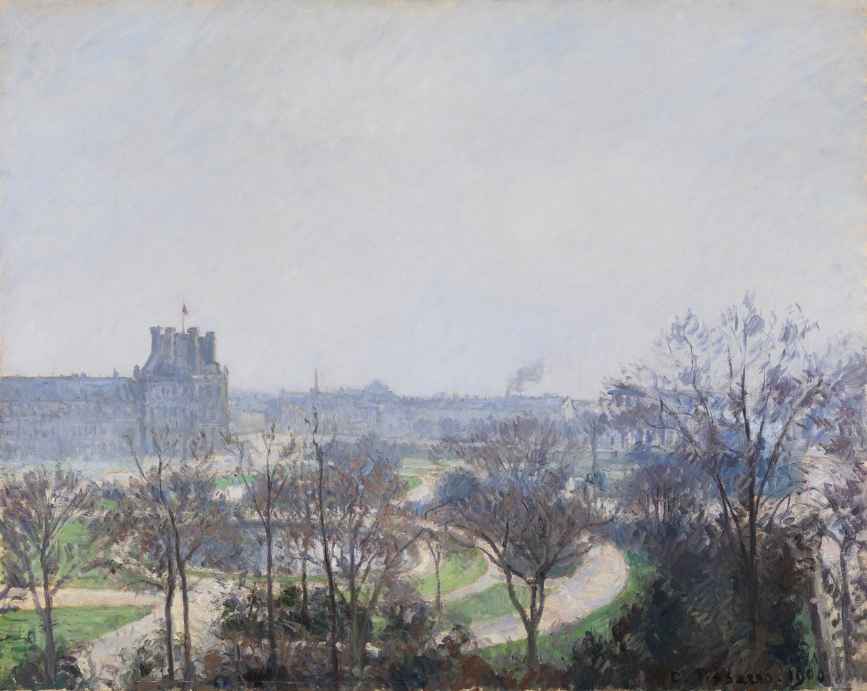 Ogrody Tuileries autorstwa Camille Pissarro