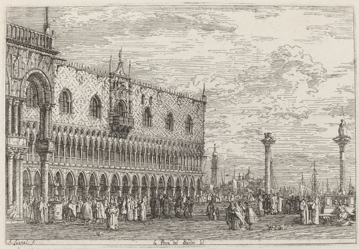 Molo zespołu. v. autorstwa Canaletto