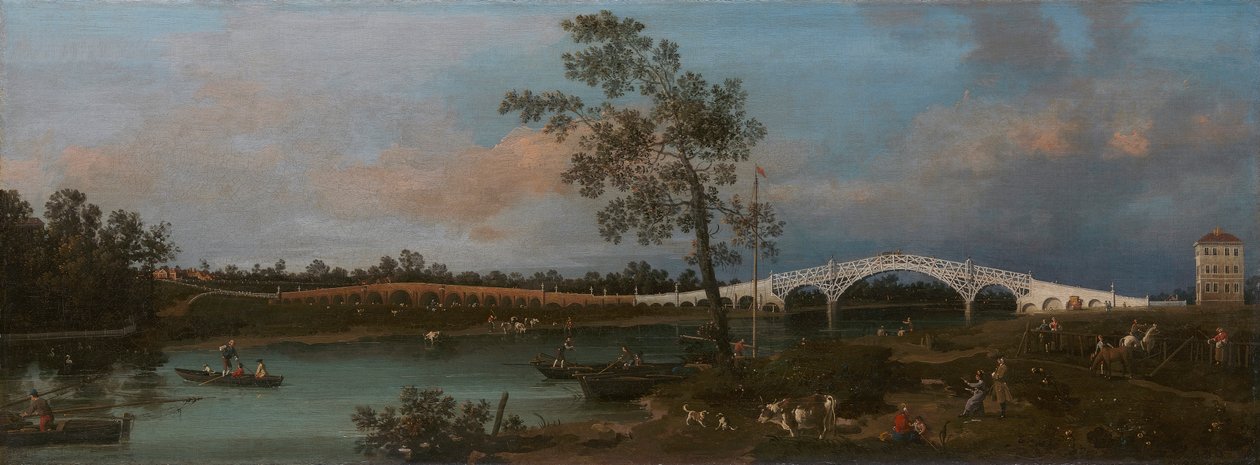 Stary most Waltona autorstwa Canaletto