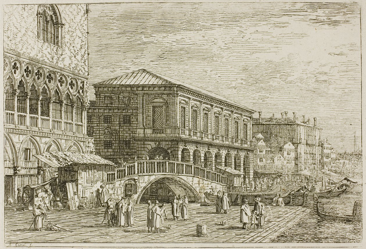 Więzienie, z wedut autorstwa Canaletto