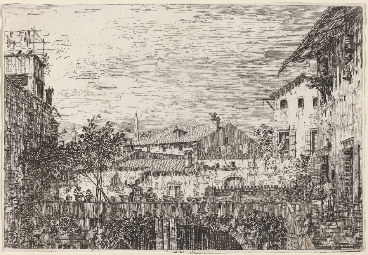 Taras, ok. godz. 17351746. autorstwa Canaletto