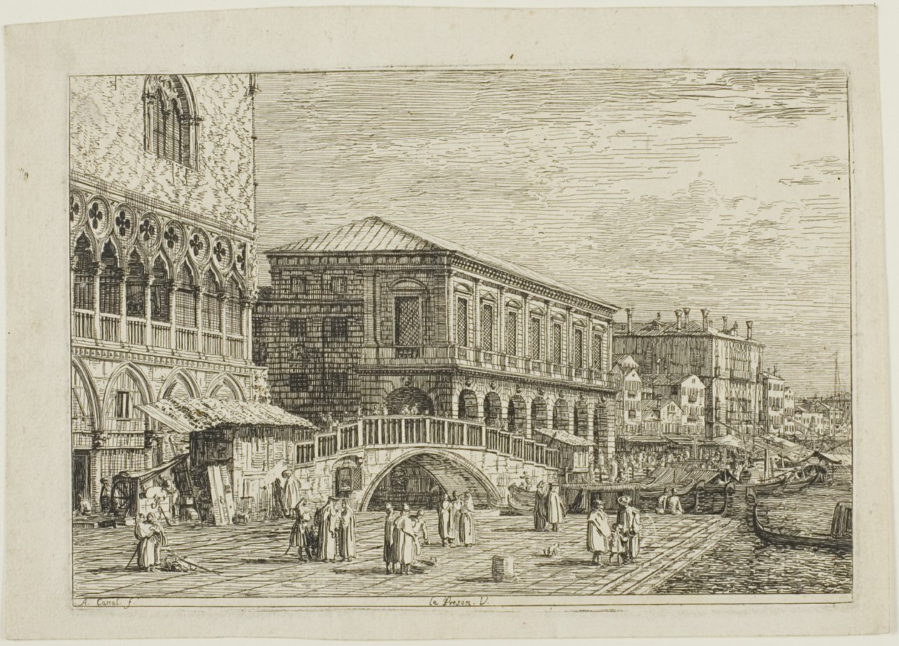 le Preson. V., z Weduty autorstwa Canaletto