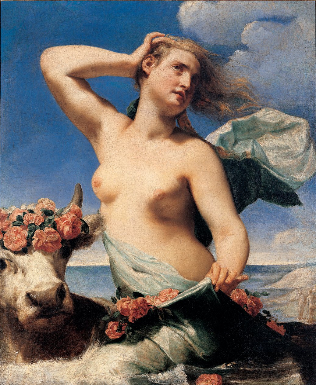 Gwałt Europy, c. 1650. autorstwa Canlassi
