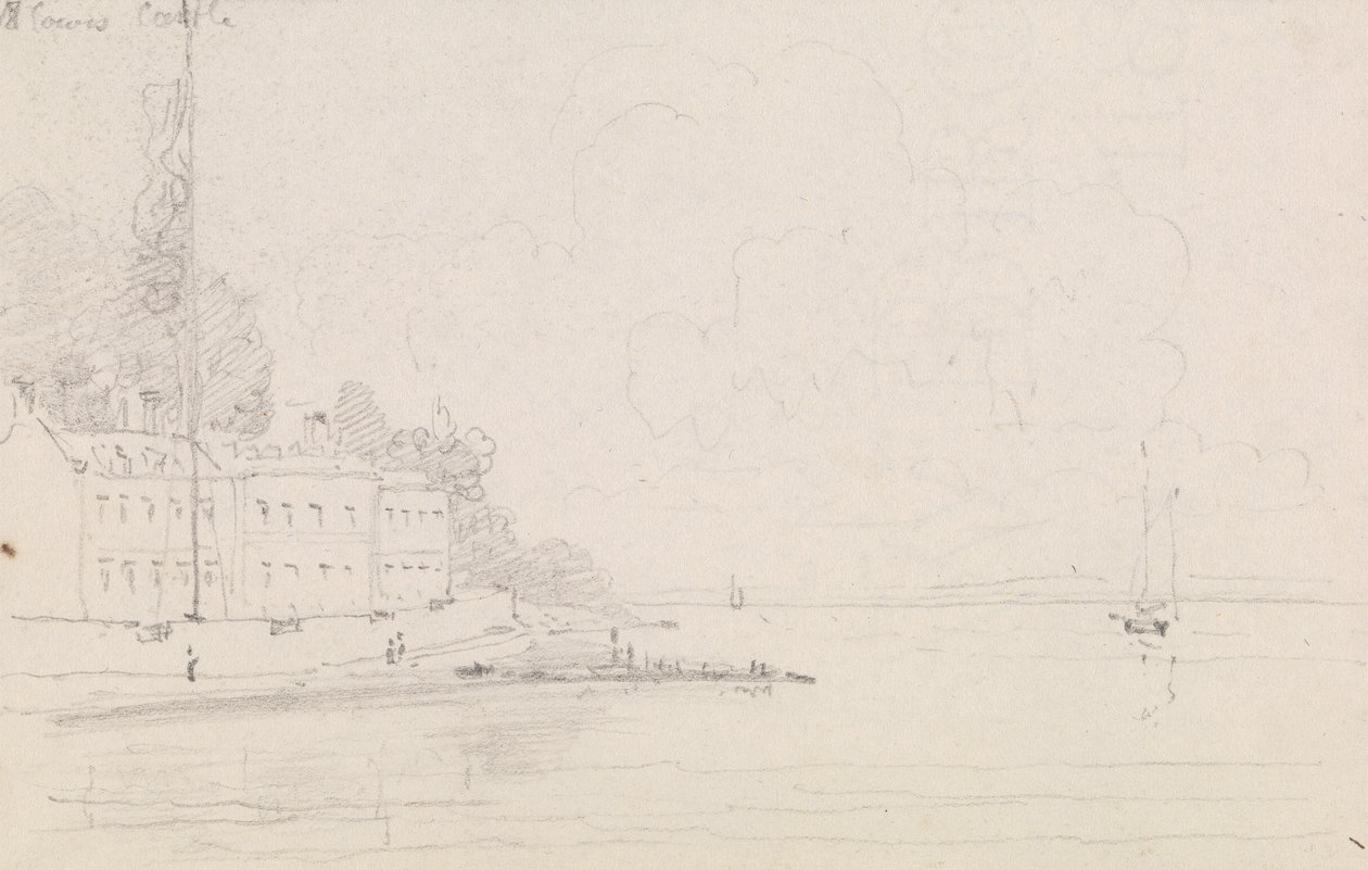 Zamek Cowes, wyspa Wight autorstwa Capt. Thomas Hastings