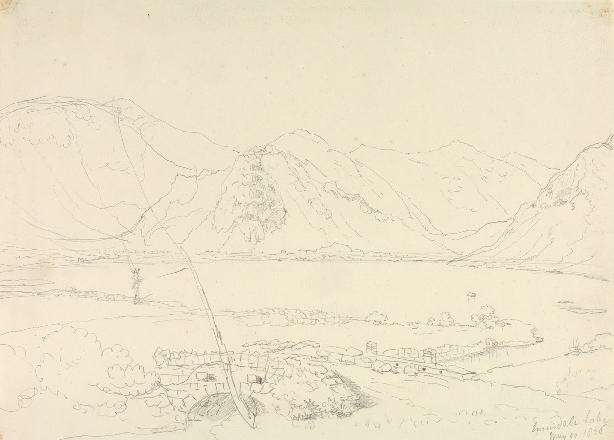 Jezioro Ennerdale, 10 maja 1836 r autorstwa Capt. Thomas Hastings