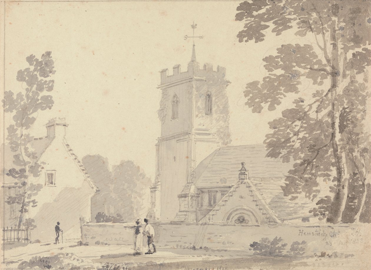 Kościół Henstridge, 23 sierpnia 1833 autorstwa Capt. Thomas Hastings