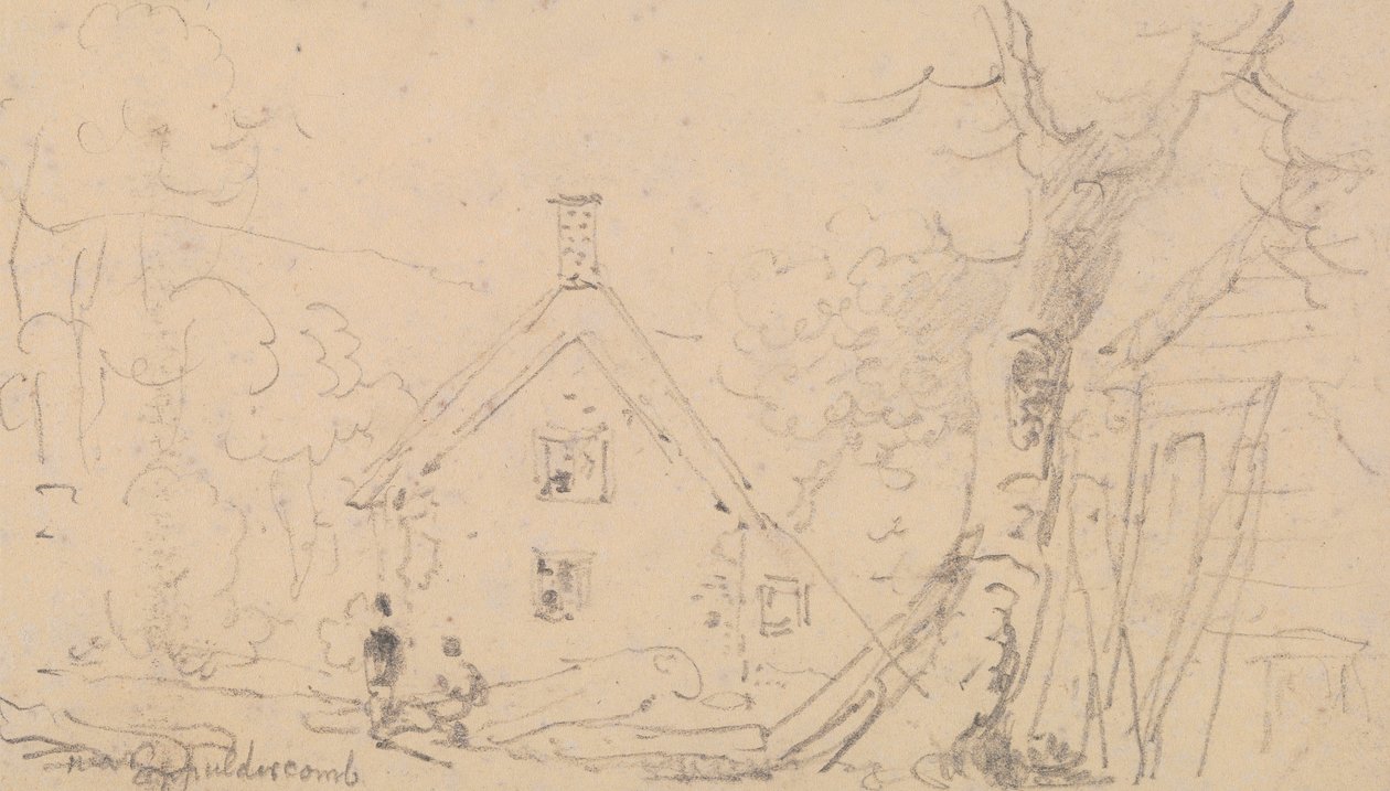 Niedaleko Appuldurcombe, wyspa Wight autorstwa Capt. Thomas Hastings