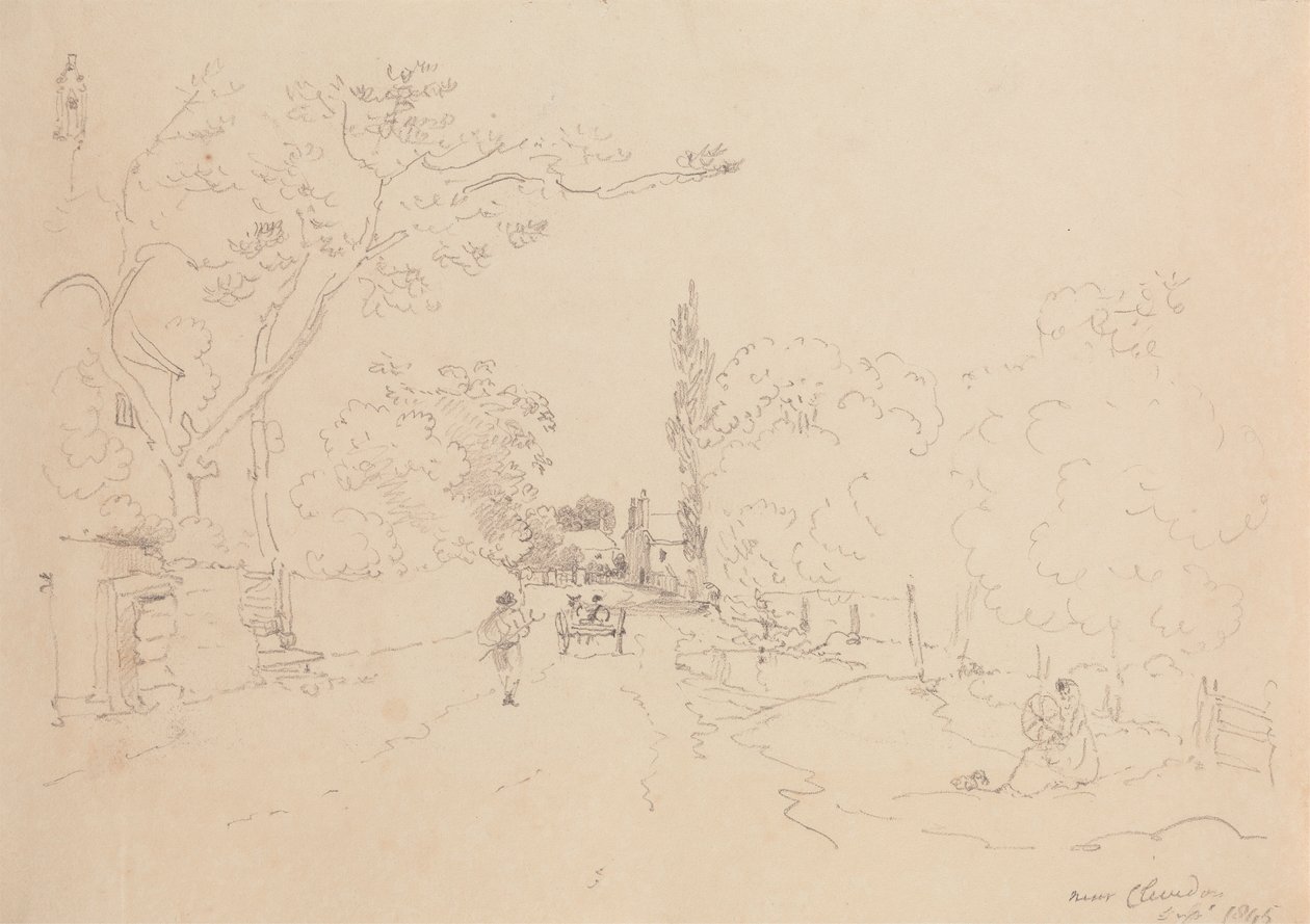 Niedaleko Clevedon, wrzesień 1845 r autorstwa Capt. Thomas Hastings
