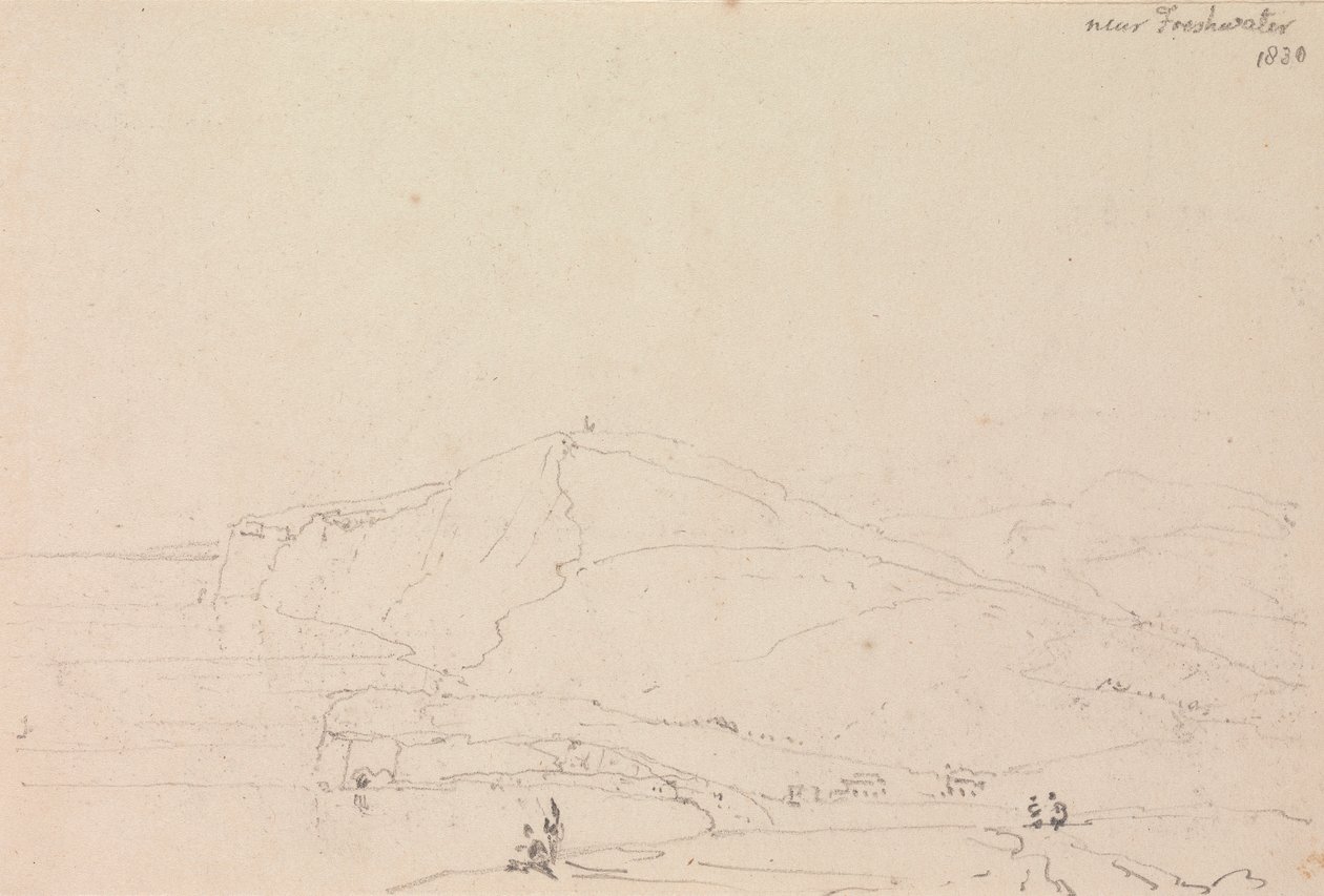 W pobliżu Freshwater, Isle of Wight autorstwa Capt. Thomas Hastings