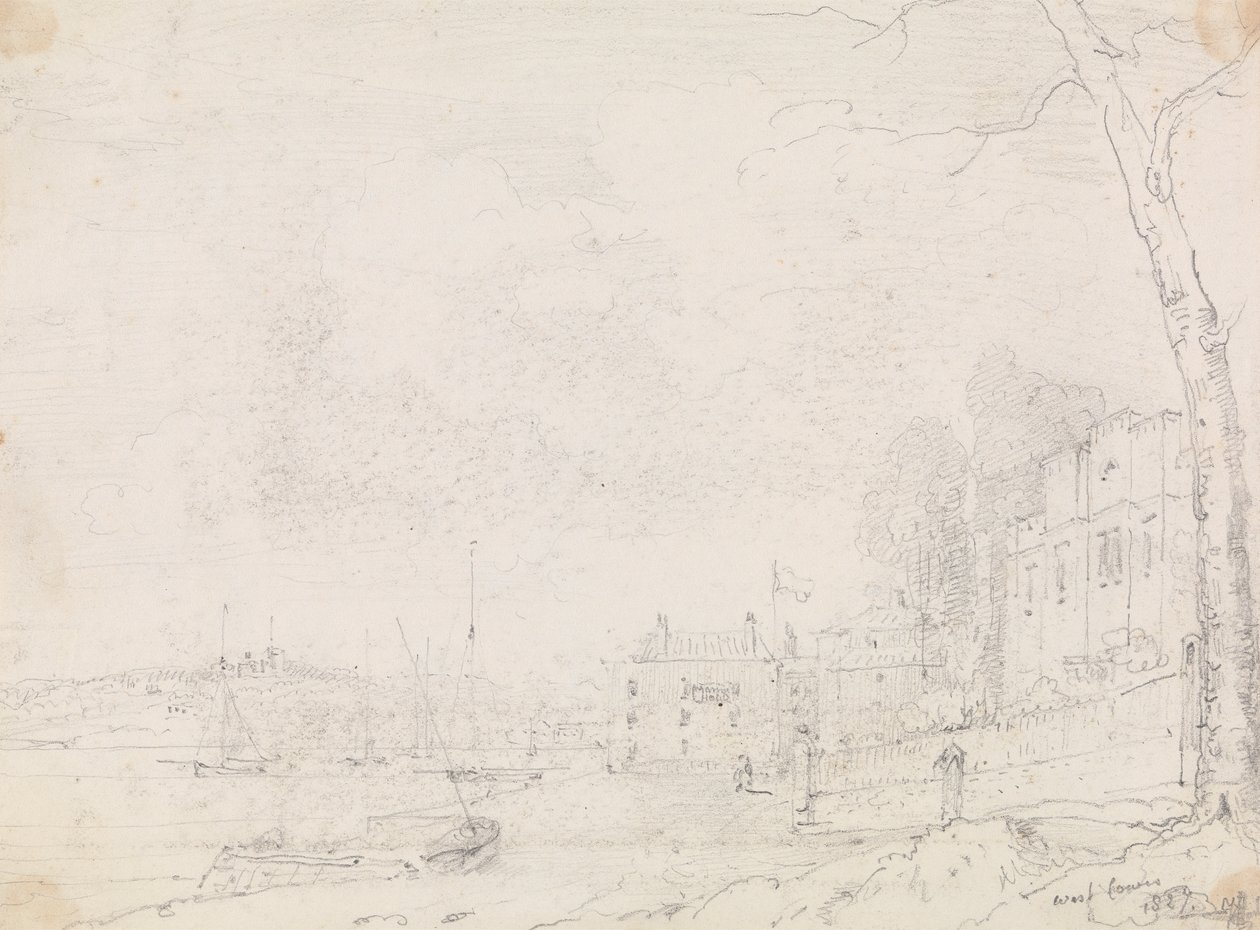 West Cowes, wyspa Wight autorstwa Capt. Thomas Hastings