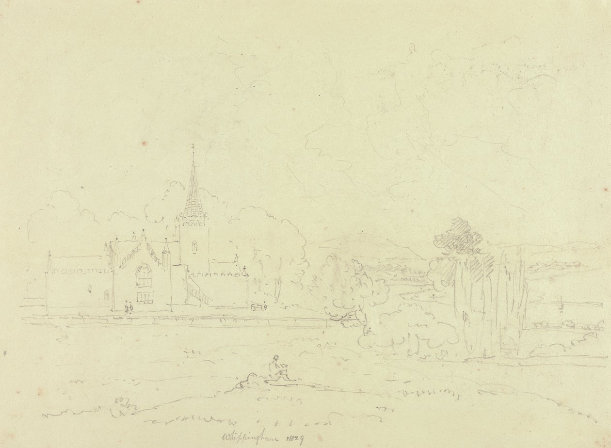 Whippingham, wyspa Wight autorstwa Capt. Thomas Hastings