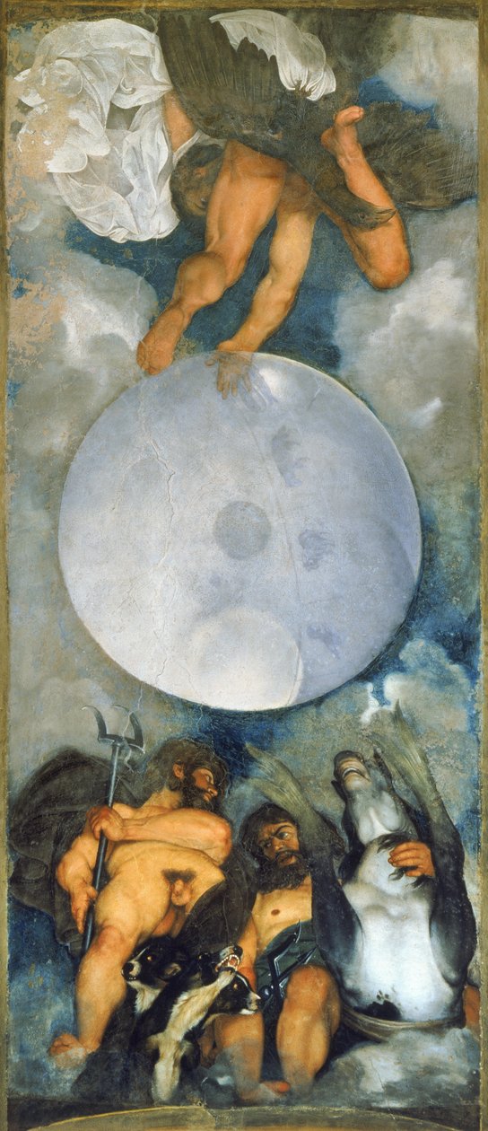 Jowisz, Neptun i Pluton autorstwa Michelangelo Merisi Caravaggio