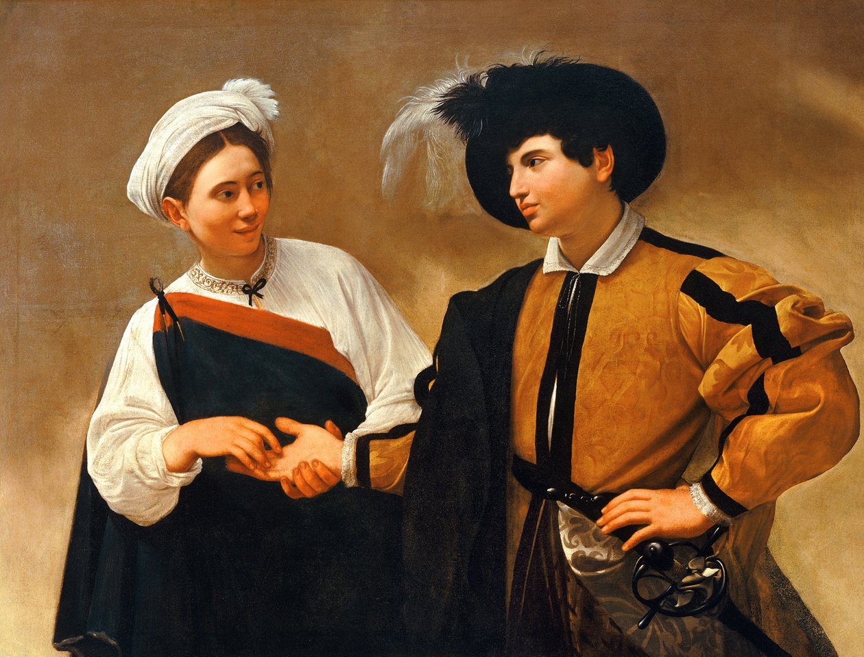 Wróżka autorstwa Michelangelo Merisi Caravaggio