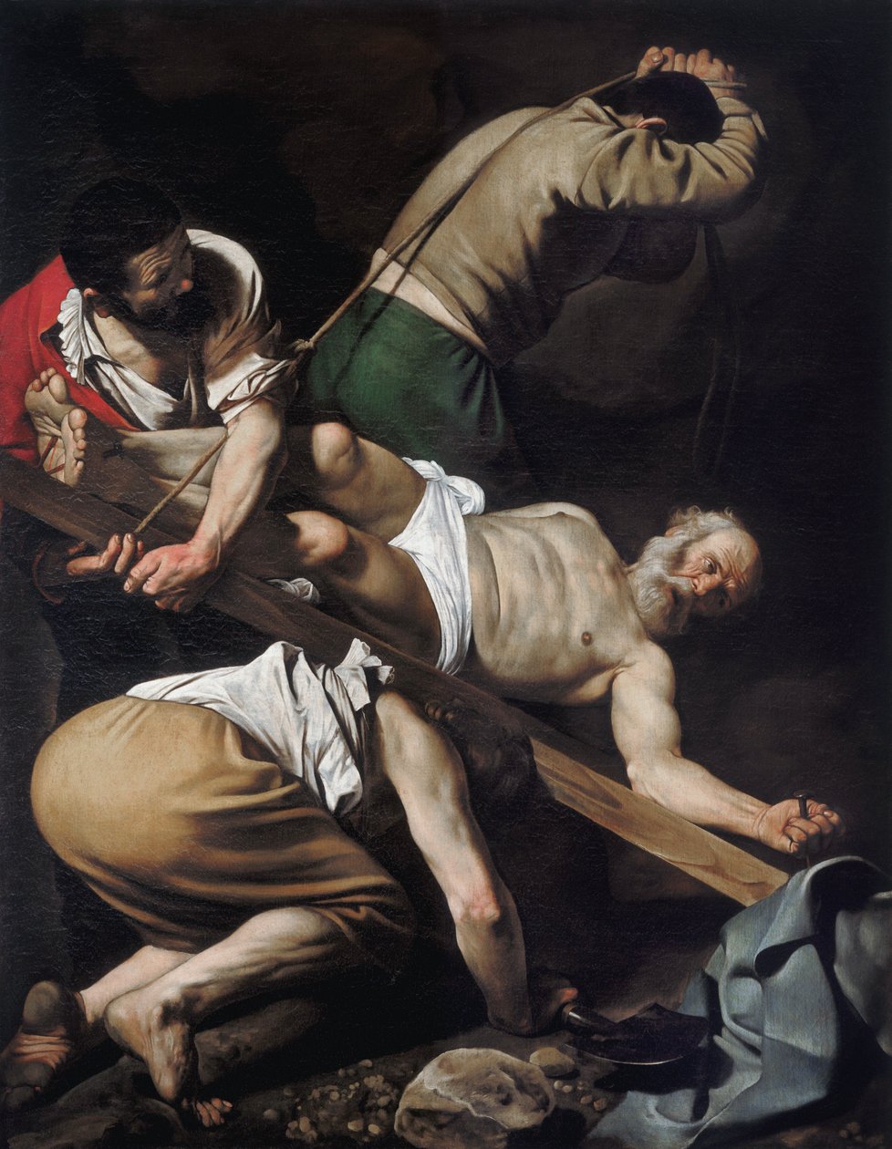Ukrzyżowanie świętego Piotra autorstwa Caravaggio