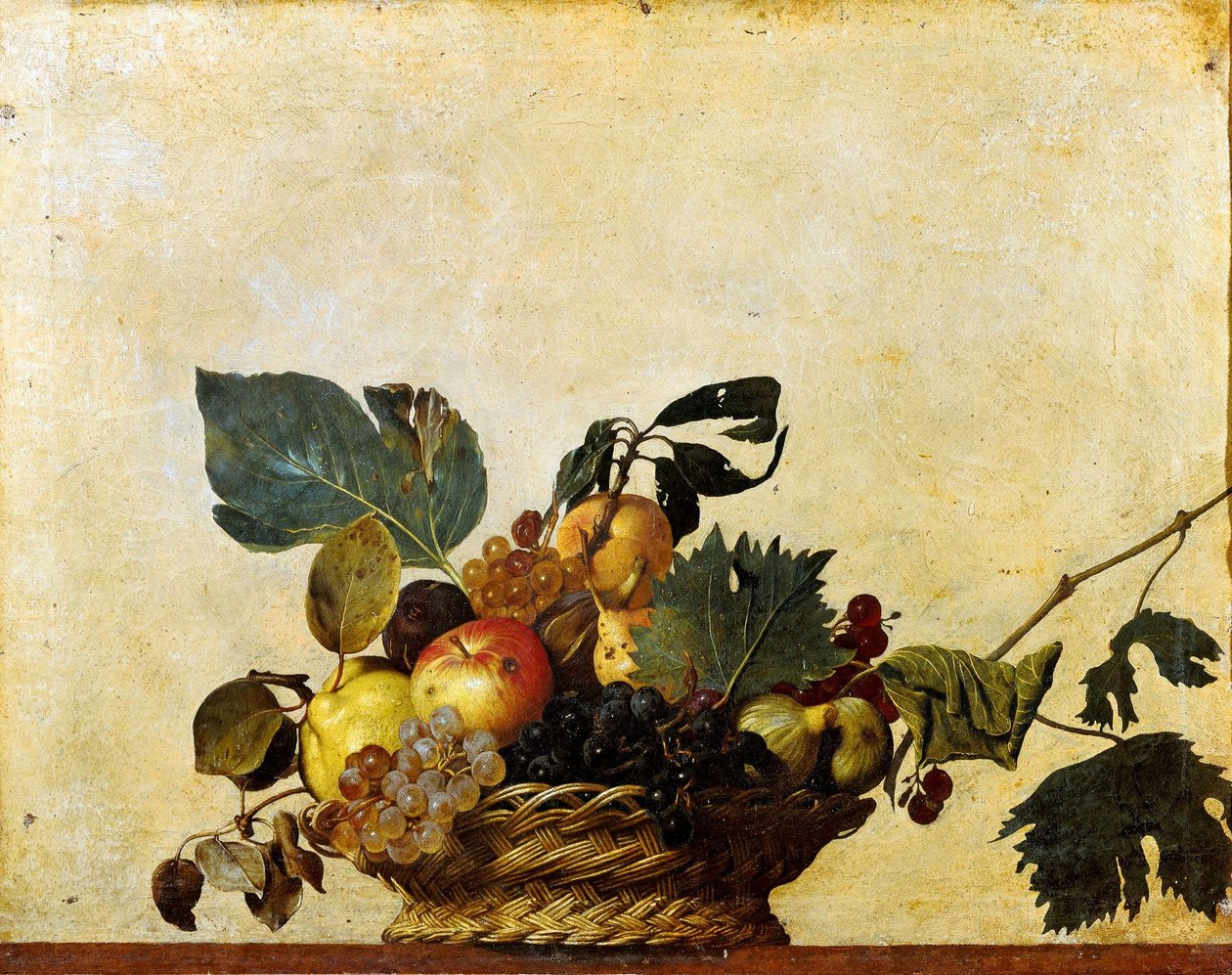 Włoski: kosz owoców autorstwa Caravaggio