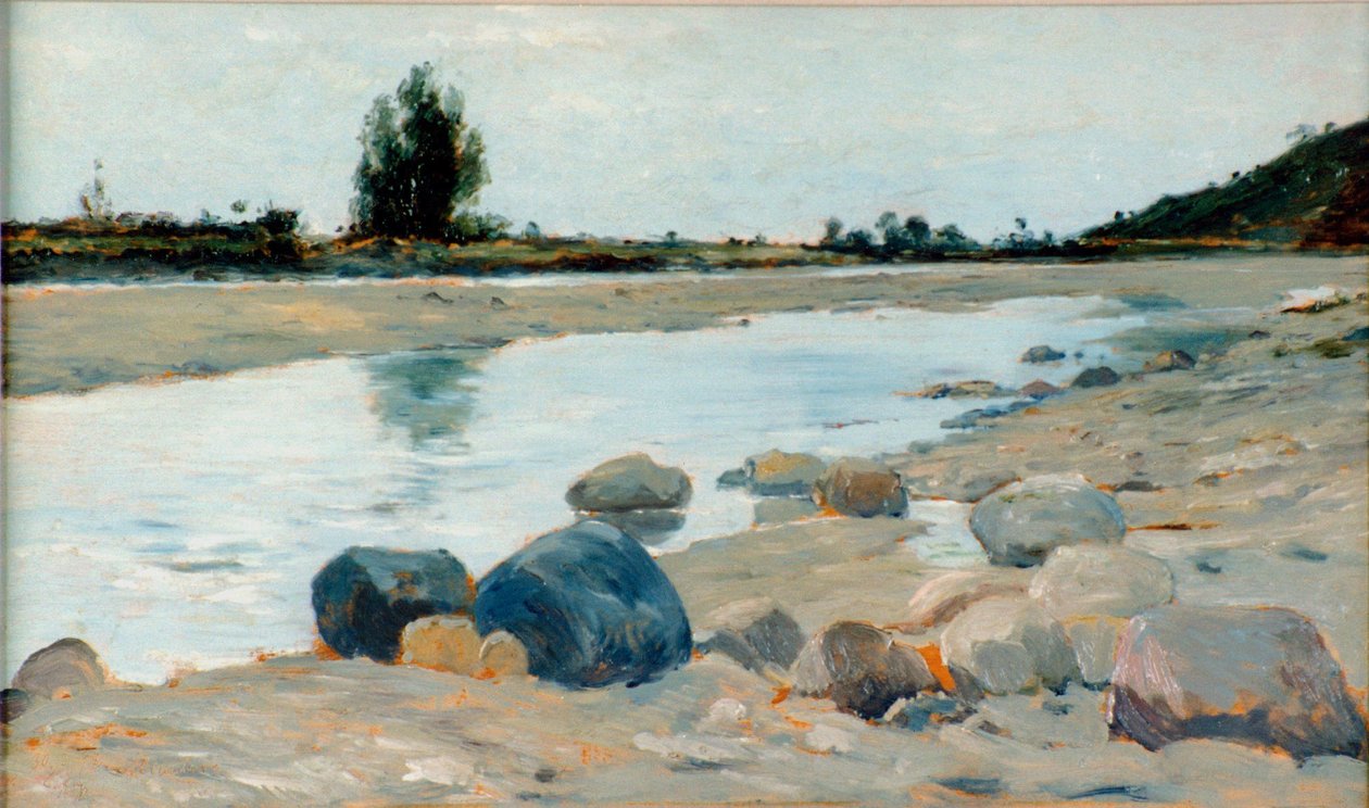 Krajobraz rzeki autorstwa Carl Arp