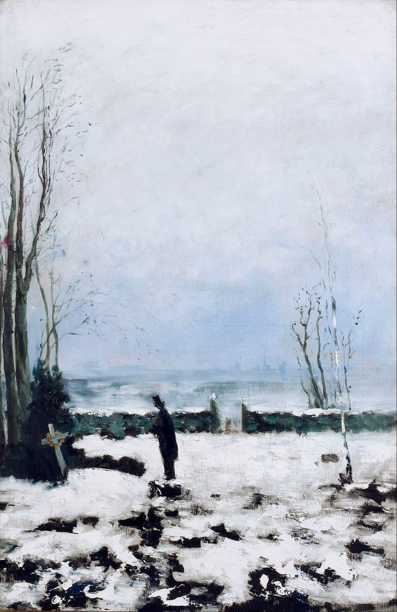 Cmentarz autorstwa Carl Fredrik Hill