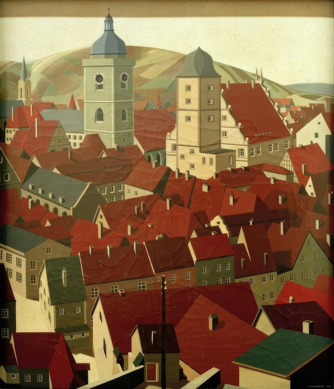 Marktbreit autorstwa Carl Grossberg